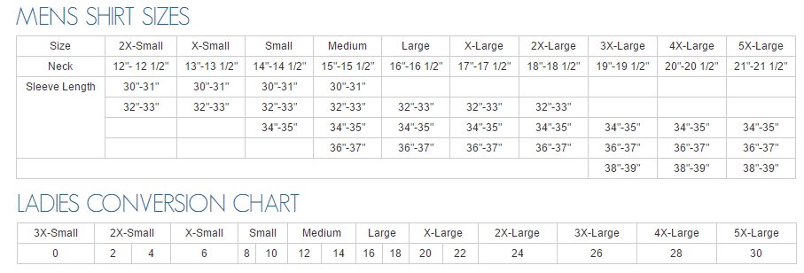 Tuxedo Measurements Chart